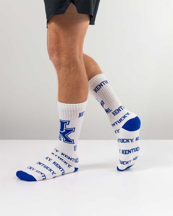 TCK socks Kentucky Wildcats Mayhem Crew Socks (Made in USA)