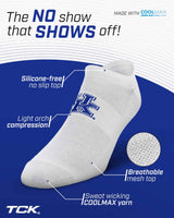 TCK socks Kentucky Wildcats / One Size TCK Kentucky Wildcats No Show Liner Socks (3-Pack)
