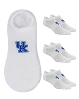 TCK socks Kentucky Wildcats / One Size TCK Kentucky Wildcats No Show Liner Socks (3-Pack)
