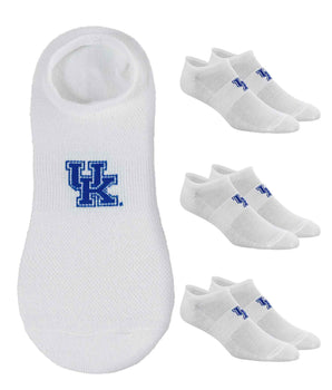 TCK socks Kentucky Wildcats / One Size TCK Kentucky Wildcats No Show Liner Socks (3-Pack)