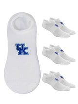 TCK socks Kentucky Wildcats / One Size TCK Kentucky Wildcats No Show Liner Socks (3-Pack)