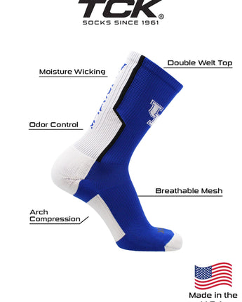 TCK socks Kentucky Wildcats Socks Perimeter Crew