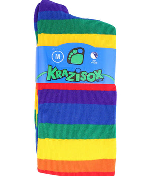 TCK socks Krazisox Rainbow Stripes Socks