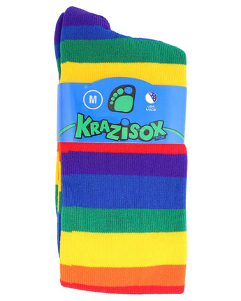 TCK socks Krazisox Rainbow Stripes Socks