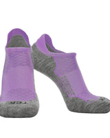 TCK socks Lavender/Heather Grey / Small Tour No Show Golf & Running Socks