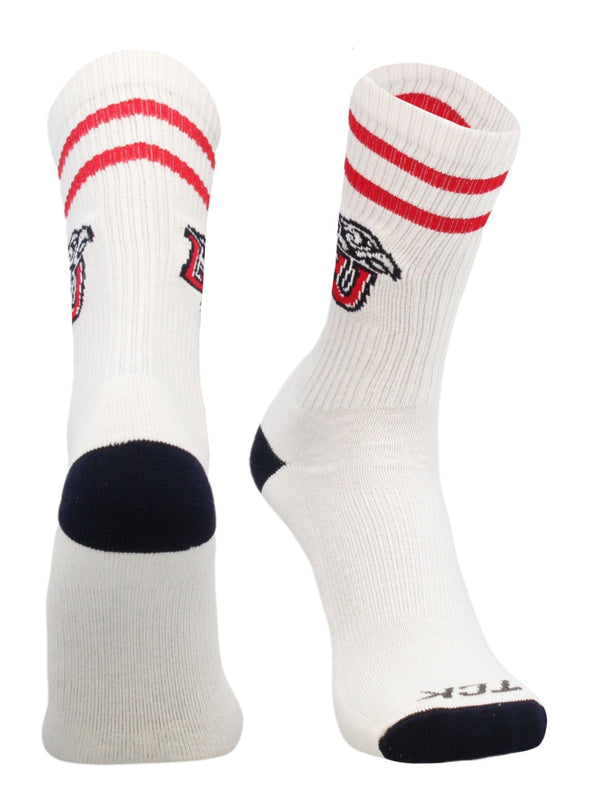TCK socks Liberty Flames / Large Vintage Liberty Flames Socks NCAA Socks For Men and Womens Soft Cotton Sock