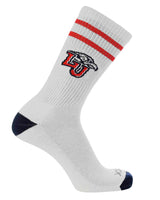 NCAA Vintage College Striped Socks - Liberty Flames (Large)