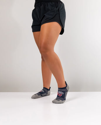 TCK socks Liberty Flames No Show Tour Socks - Made in USA