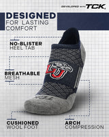 TCK socks Liberty Flames No Show Tour Socks - Made in USA