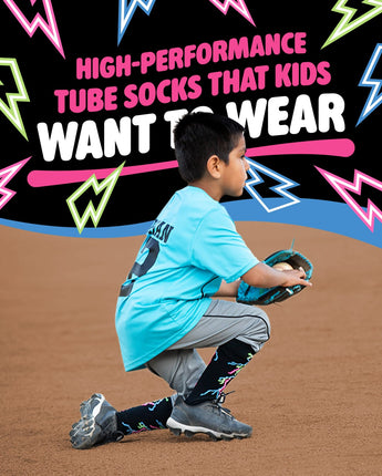 TCK socks Lightning Bolt Tube Socks