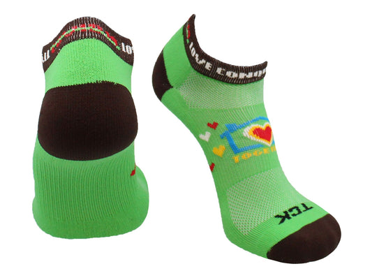 TCK socks Lime Green / Medium Love Conquers All Low Cut Ankle Socks