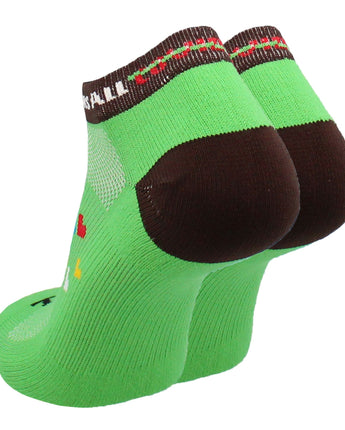 TCK socks Lime Green / Medium Love Conquers All Low Cut Ankle Socks