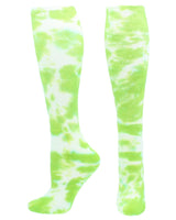 TCK socks Lime Green/White / Small Tie Dye Multisport Tube Socks