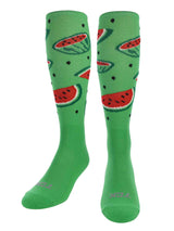 TCK socks Lime / Large Watermelon Athletic Knee High Socks