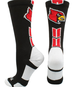 TCK socks Louisville Cardinals Baseline Crew USA Made
