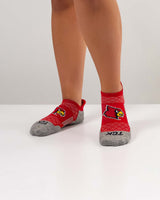 TCK socks Louisville Cardinals Tour No Show Tab Socks - Made in USA