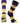 TCK socks LSU Purple/Gold / Large LSU Tigers Socks Game Day Striped Crew Socks