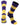 TCK socks LSU Purple/Gold / Large LSU Tigers Socks Game Day Striped Crew Socks
