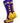 TCK socks LSU Tigers Baseline Crew Socks