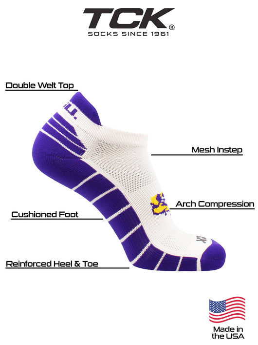 TCK socks LSU Tigers Golf Socks