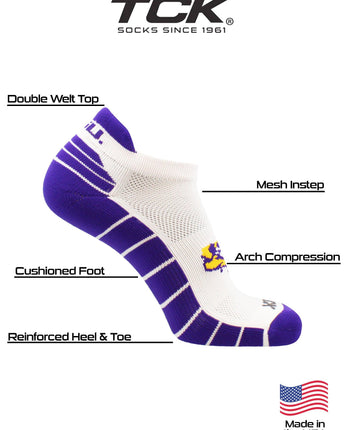 TCK socks LSU Tigers Golf Socks