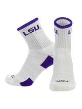 TCK socks LSU Tigers / Large NCAA Quarter Socks - LSU Tigers