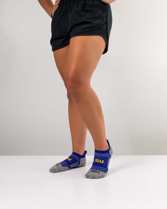 TCK socks LSU Tigers No Show Tour Socks