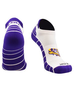 TCK socks LSU White/Purple/Gold / Large LSU Tigers Golf Socks