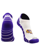 TCK socks LSU White/Purple/Gold / Large LSU Tigers Golf Socks