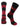 TCK socks Maroon/Black / Large ASU Sun Devils Socks Game Day Striped Crew Socks
