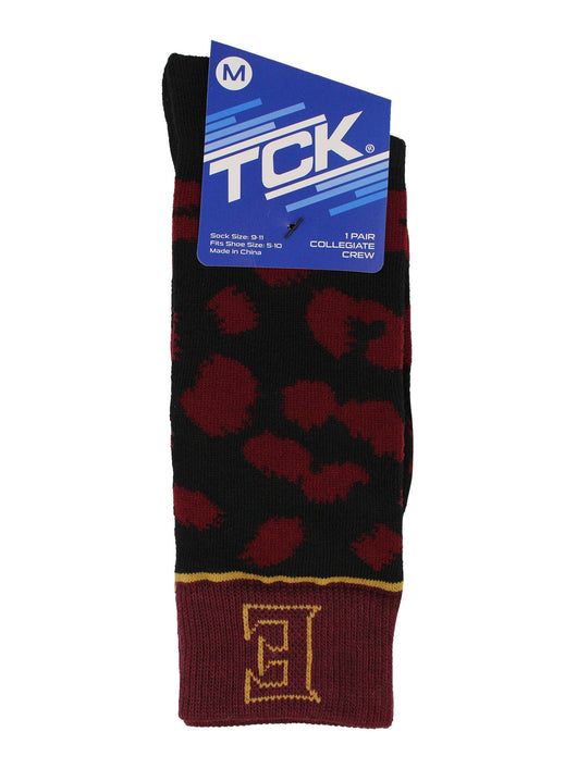 TCK socks Maroon/Black / Medium Elon Phoenix Socks Womens Savage Crew Socks