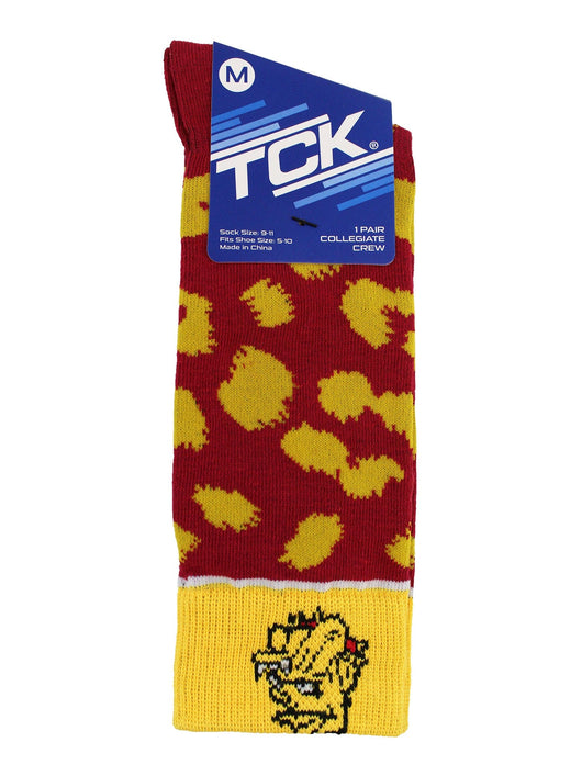 TCK socks Maroon/Gold / Medium Minnesota Duluth Bulldogs Socks Womens Savage Crew Socks