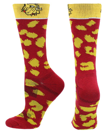 TCK socks Maroon/Gold / Medium Minnesota Duluth Bulldogs Socks Womens Savage Crew Socks