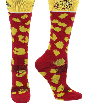 TCK socks Maroon/Gold / Medium Minnesota Duluth Bulldogs Socks Womens Savage Crew Socks