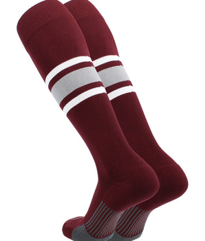 MadSportsStuff x TCK Made in USA Bold Center Stripe Dugout Socks