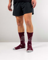 TCK socks Maroon/Grey/White / Medium Texas A&M Aggies Mayhem Crew Socks (Imported)