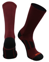 TCK socks Maroon / Large Elite Performance 2.0 Crew Socks For Sports
