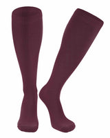TCK socks Maroon / Large Sport Light Team Uniform Tube Socks - Solid Colors by TCK