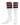 TCK socks Maroon / Small Retro 3 Stripe OTC Tube Socks