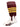 TCK socks Maroon/White/Gold / Small TCK Baseball Stirrup Socks with Stripes Pattern D