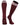 TCK socks Maroon White / Medium Euro Style 3 Stripe Soccer Socks With Fold Down Top