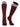 TCK socks Maroon White / Medium Euro Style 3 Stripe Soccer Socks With Fold Down Top