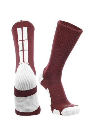 TCK socks Maroon/White / X-Large Crew Socks Baseline 3.0 Adult Sizes Team Colors