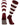 TCK socks Maroon/White / X-Large Hoop Striped Rugby Socks