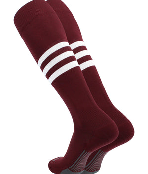 MadSportsStuff x TCK Made in USA Classic 3-Stripe Dugout Socks