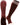 TCK socks Maroon/White / X-Small Prosport Striped Over the Calf Tube Socks