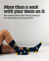 TCK socks Marquette Golden Eagles Mayhem Crew Socks (Made in USA)