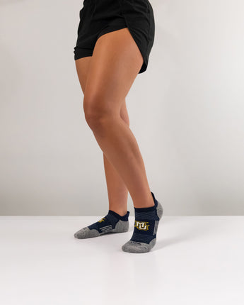 TCK socks Marquette Golden Eagles Tour No Show Tab Socks - Made in USA