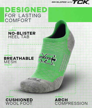 Marshall Thundering Herd No Show Tour Socks - Made in USA