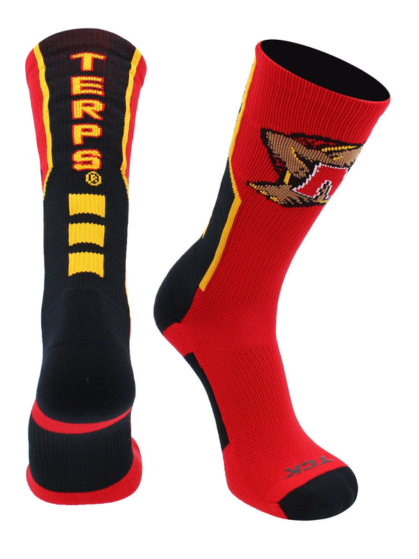 TCK socks Maryland Terps Socks Perimeter Crew